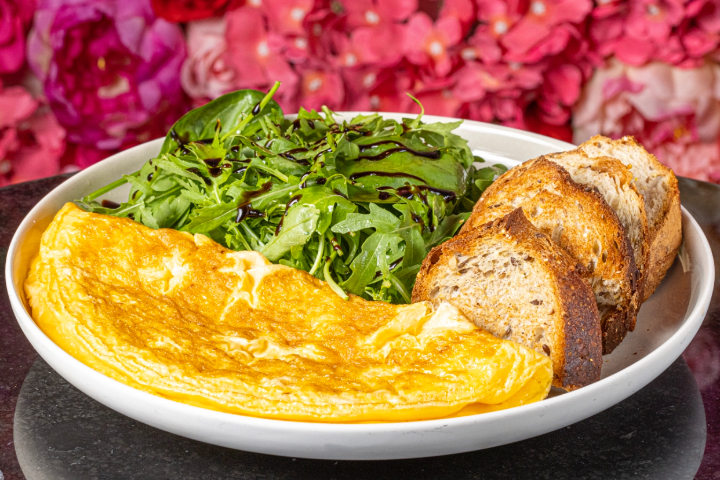 Omelette with Emmental Cheese - White Rabbit Brunch & Co