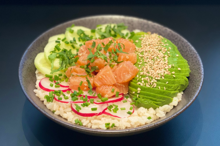 Poke Bowl Salmon - White Rabbit Brunch & Co
