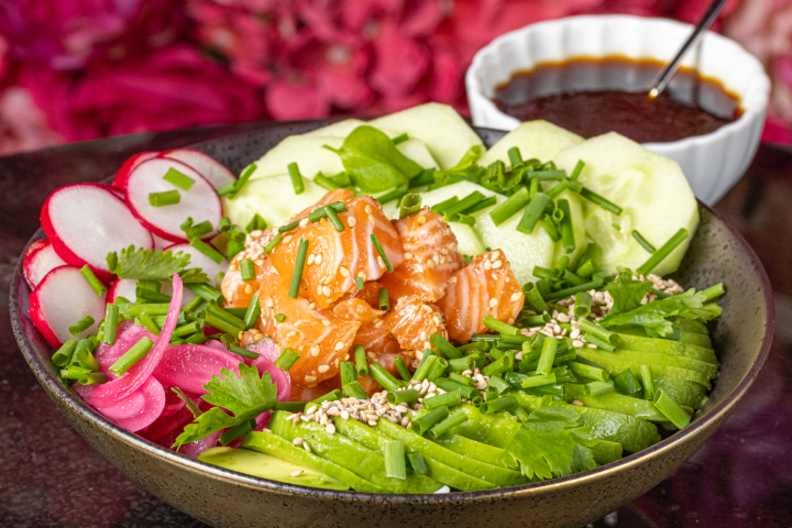 Poke Bowl Salmon - White Rabbit Brunch & Co