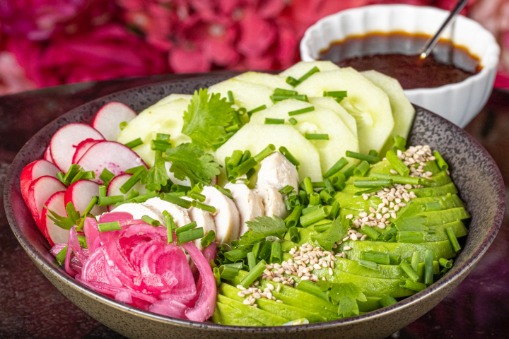 Poke Bowl Chicken - White Rabbit Brunch & Co