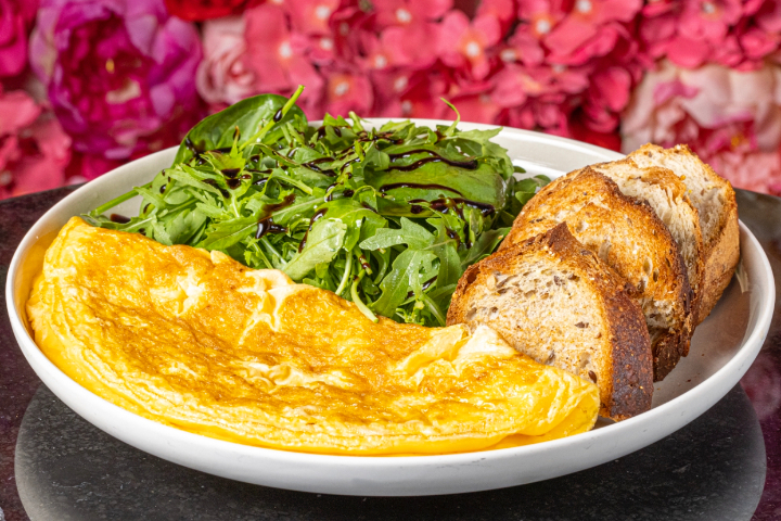 Omelette with Cheddar - White Rabbit Brunch & Co