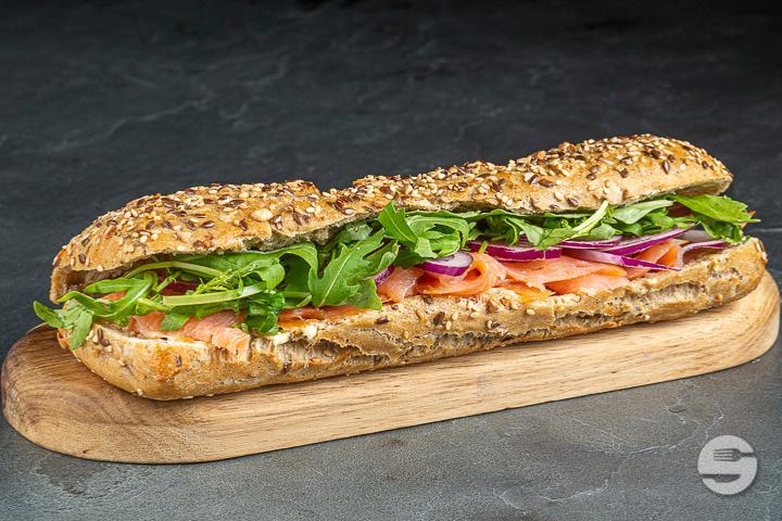 Sandwich Saumon Fumé - Migros Restaurant Take Away La Passerelle
