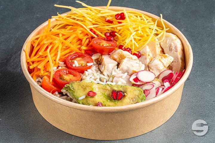 Poke Bowl au Poulet - Migros Restaurant Take Away La Passerelle