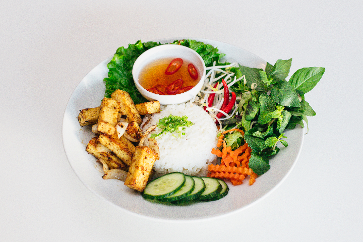 Rice bowl au tofu - Little Saigon