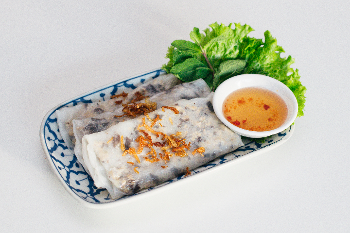 Crêpe à la vapeur au porc - Banh Cuon 3 pièces - Little Saigon
