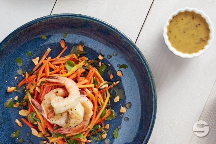Salade de papaye aux crevettes - Little Saigon
