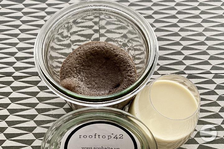 Coulant au Chocolat & Crème Anglaise à la Vanille - Rooftop 42