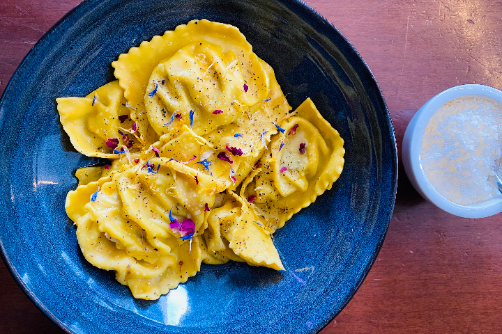 RAVIOLI AUBERGINES, TOMATES ET MOZARELLA 230GR - Al Mercato