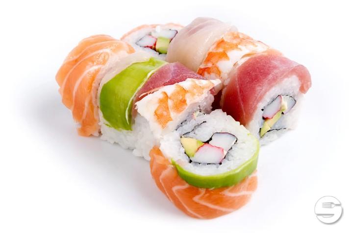 Rainbow Roll - Sushi Mendrisio
