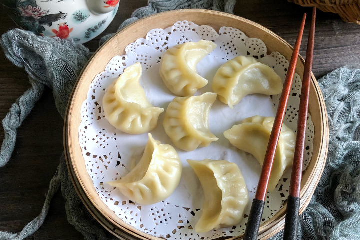 Ravioli with vegetables - New Shanghai