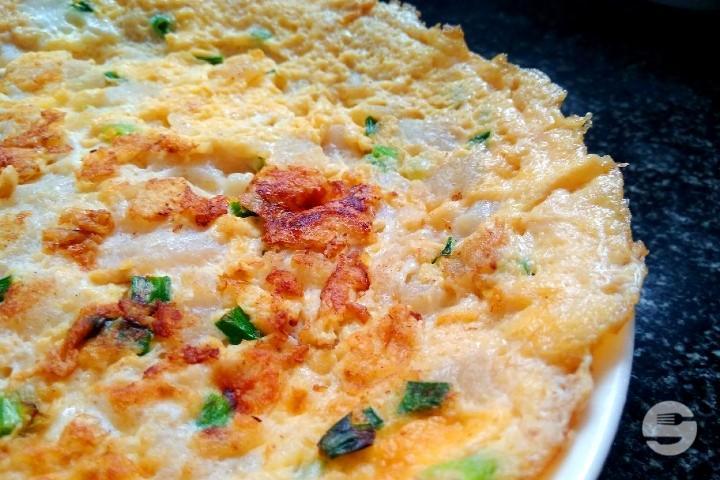 Egg with shrimps - New Shanghai