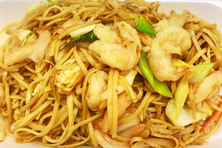 88. Nouilles Sautées aux Crevettes - Wok Royal