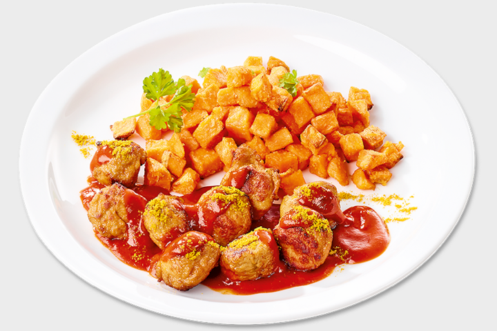 Boulettes de viande "style currywurst" - Mama Stove