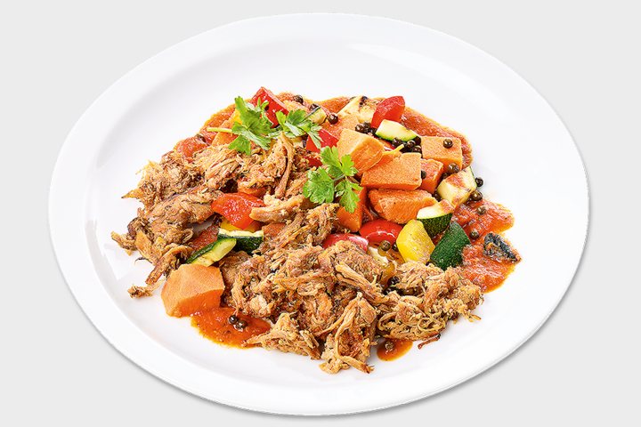 Porc abattu "BBQ fumé" - Mama Stove