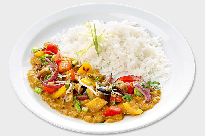 Rote Linsen Curry - Mama Stove