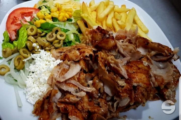 Kebab Plate - Jet Pizza Kebab Conthey