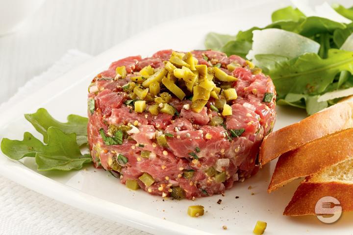 Tartare de Bœuf Coupé au Couteau - Café de Béthusy