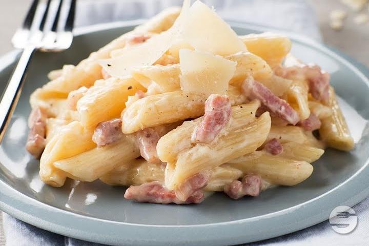 Pâtes à la Carbonara - Café de Béthusy