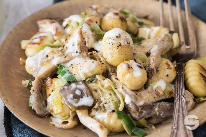 Gnocchi with Cream - Pizzeria du Chemin de Fer