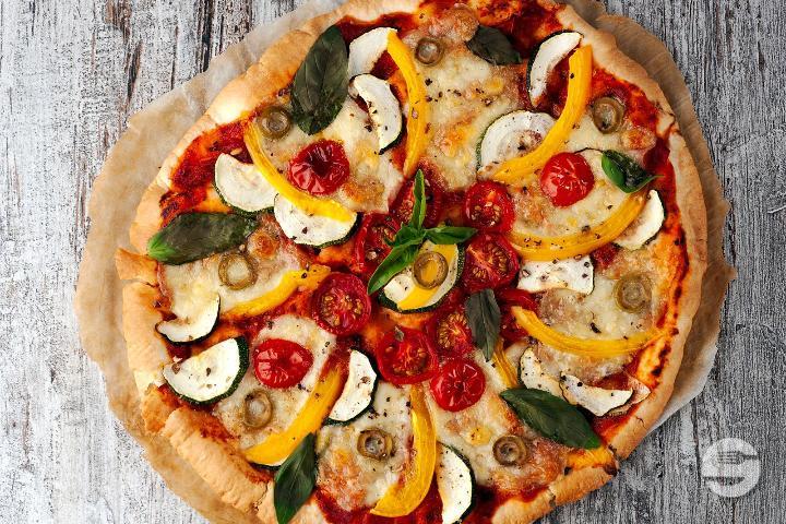 Pizza Vegetariana - Pizzeria du Chemin de Fer