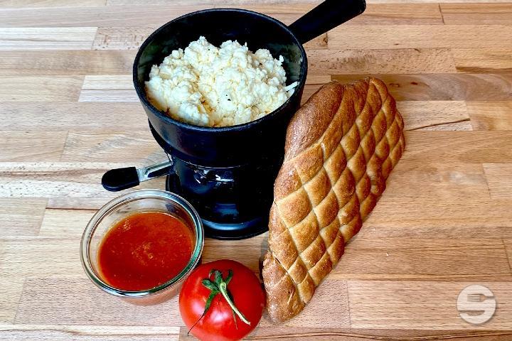 Tomaten Bio Fondue - Gaststube Haldenegg