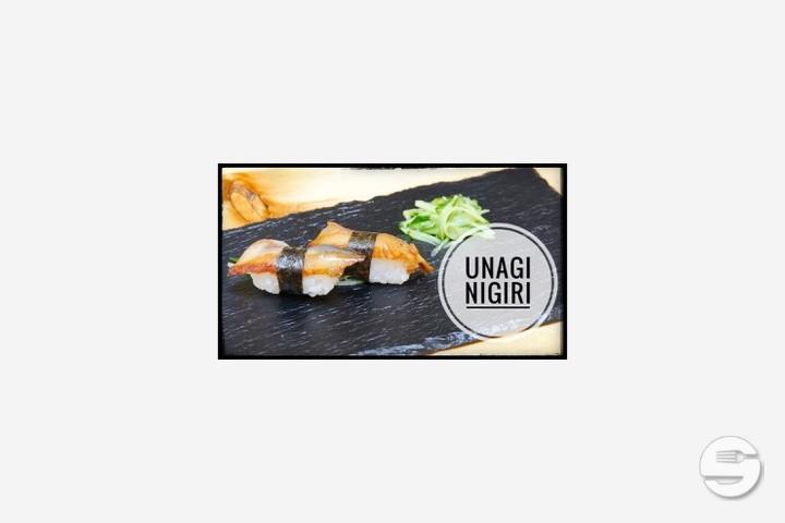 Unagi nigiri mit Aal - I Love Sushi