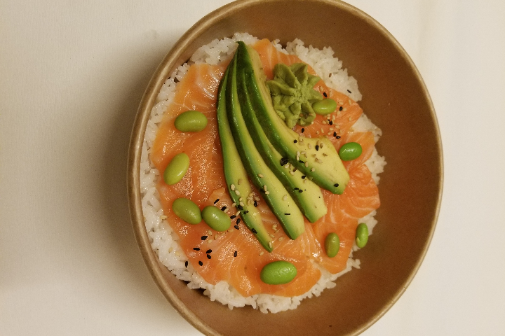 Chirashi ( filet de Saumon ) - Sushiman