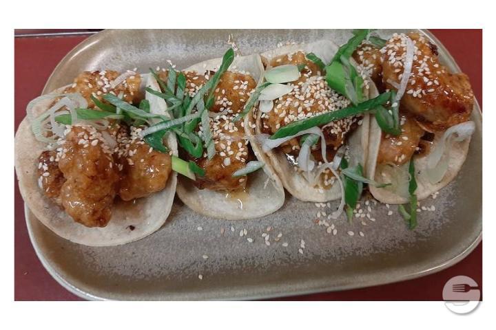 Sticky Orange (including side dish) - LA Brea SoCal Tacos