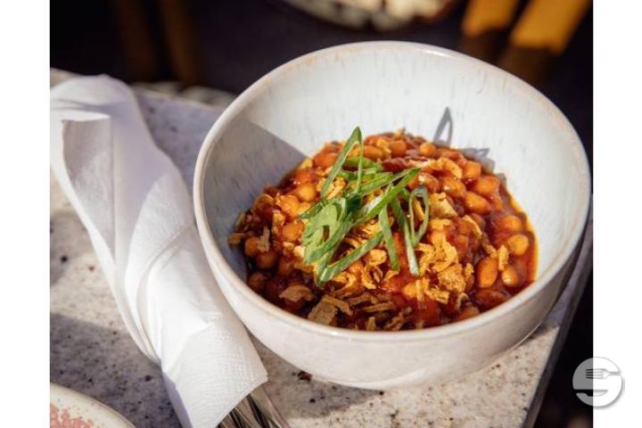 Chipotle Baked Beans - LA Brea SoCal Tacos