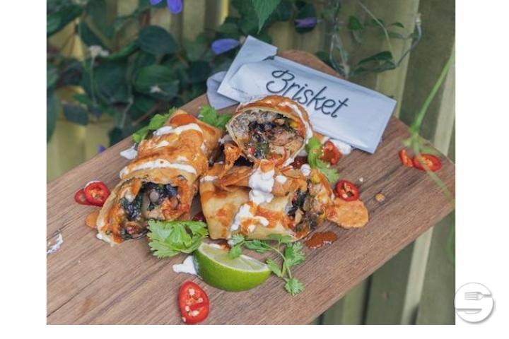 Chicken Chimichanga incl. Side - Brisket Southern BBQ & Bar