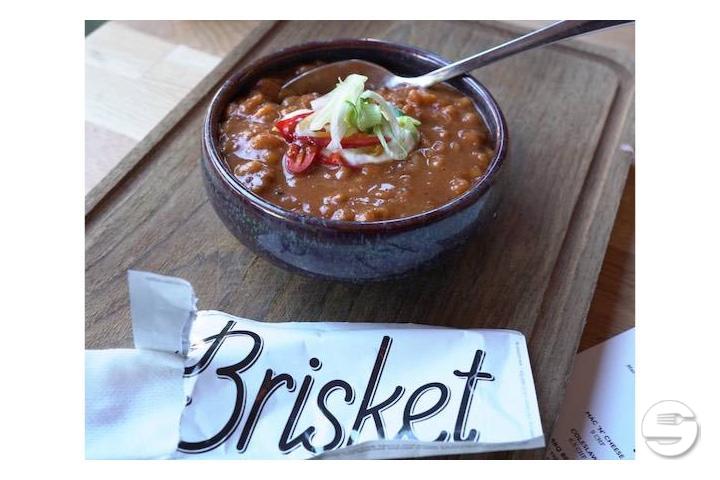 BBQ Brisket Beans (non vegetarian) - Brisket Southern BBQ & Bar