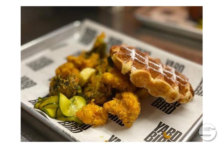 Tempura & Waffles (incl. side dish) - Yardbird Southern Fried Chicken Delivery