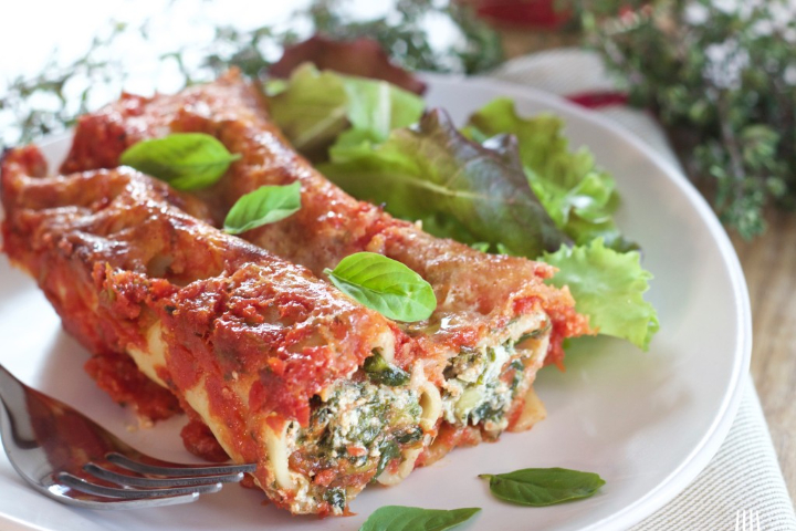 Cannelloni Ricotta et Épinards - Moderne Trattoria du Bourg