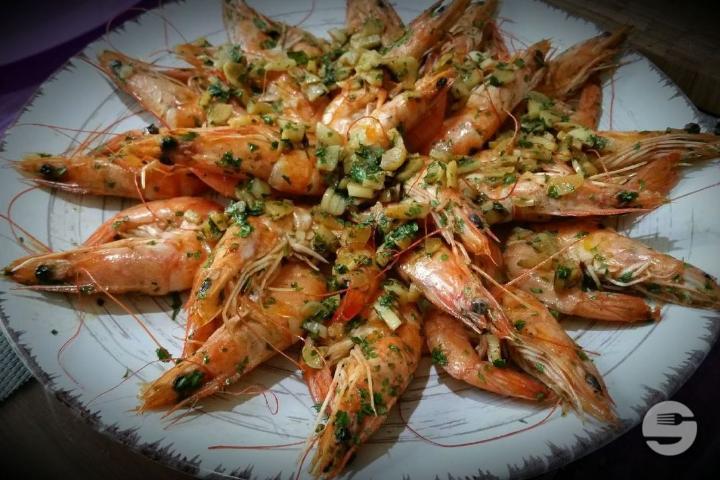 Gambas Décortiquées à l'Ail - Le Graal