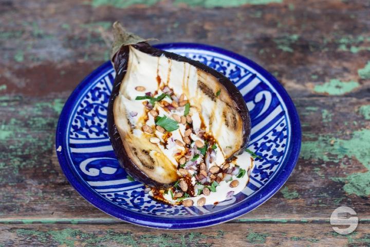 Aubergine aus dem Ofen - Grand Cafe Lochergut