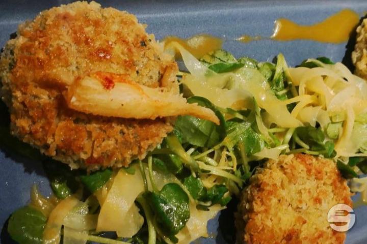 Maryland crabcakes, lime and ginger - 57° Grill - Château d'Ouchy