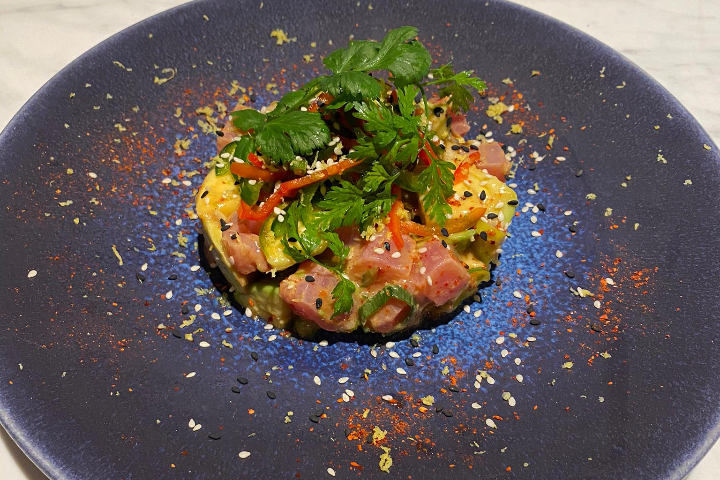 Tuna ceviche, jalapenos and spring onions - 57° Grill - Château d'Ouchy