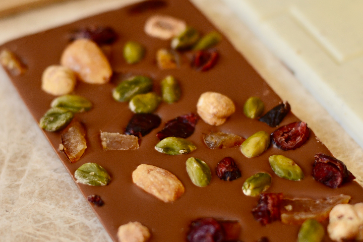 Tablette Mendiant chocolat au lait - Castrischer
