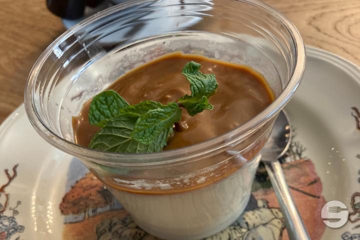 Homemade Panacotta with Salted Butter Caramel - Bistrot Métropole