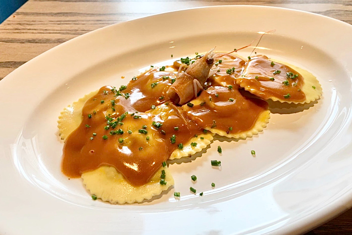 Ravioli Maison à la Langoustine - Octopus