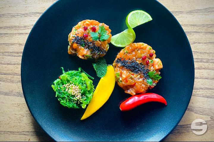 Tartare à l'Asiatique de Saumon ou Thon - Le M