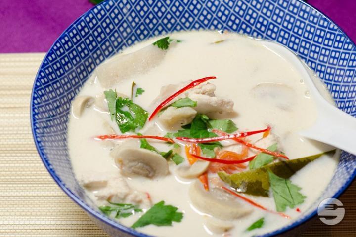 Tom Kha Chicken Soup - Hello Bangkok
