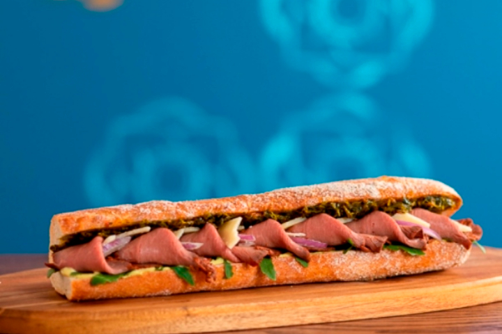 Englischbraten Baguette - Food Market Zähringerstrasse