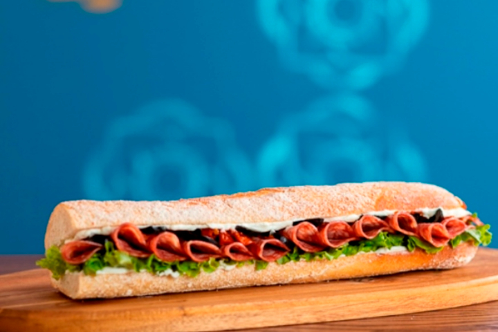 Salami Baguette - Food Market Zähringerstrasse