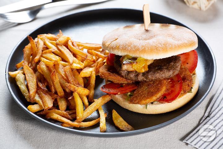 Burger Foie Gras Maison - Restaurant du Puits