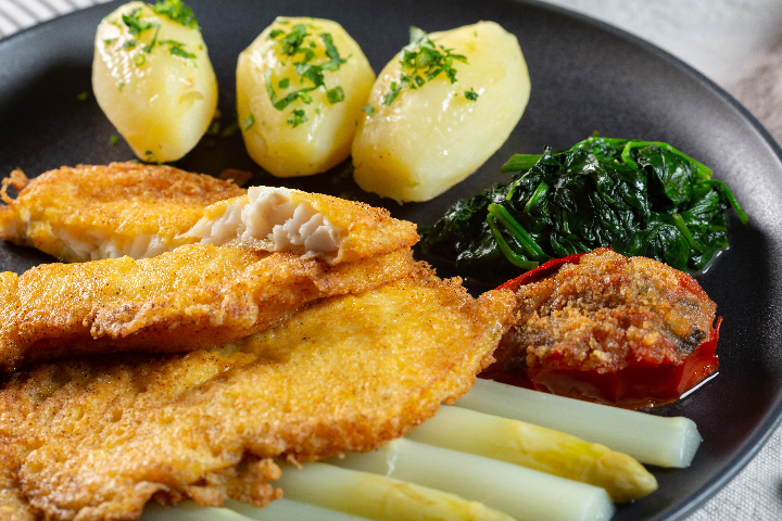 Piccata de cabillaud - Restaurant du Puits