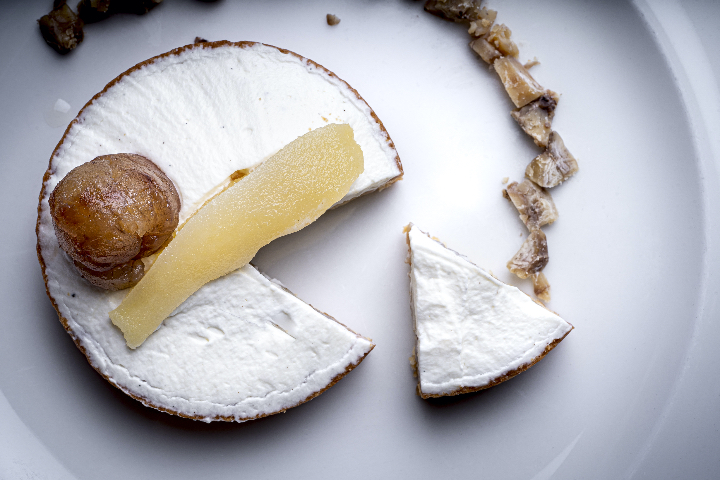 Tarte du Bistrot aux marrons et poires - Le Bistrot le Lion d'Or