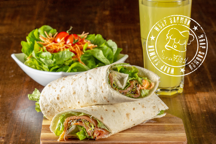 Salmon Wrap - Sera Fine Food