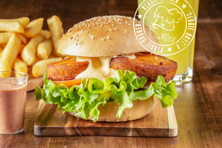 Veggie Burger Menu - Sera Fine Food