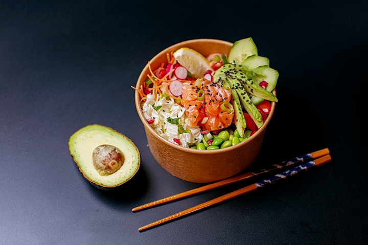 Salmon Bowl - Old Town Café